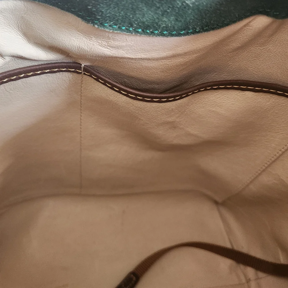 Elephant Dooney & Bourke Florentine Hattie Leather Bucket Bag & New Wallet - Picture 7 of 13